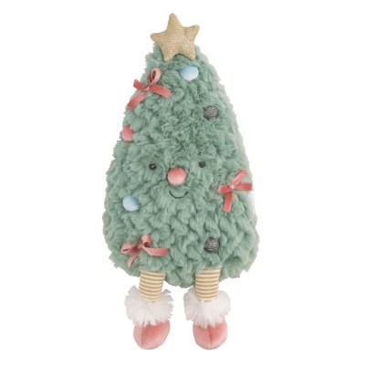 13" Green Christmas Tree Plush Toy by Mud Pie