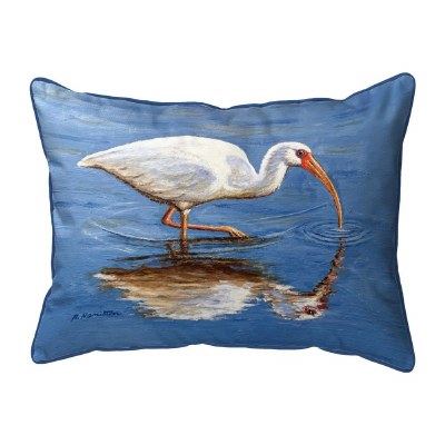 16" x 20" Ibis Wading Decorative Coastal indoor/Outdoor Pillow