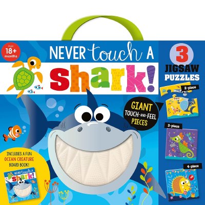 Never Touch a Shark Children's Puzzle Set