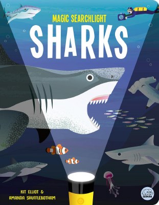 Magic Searchlight: Sharks Seek and Find Children's Book