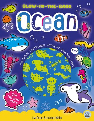Glow-In-The Dark Ocean Sticker Activity Children's Book
