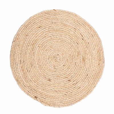 15" Round Light Natural Seagrass Placemat