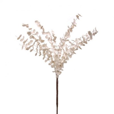 36" Faux Ivory Eucalyptus Spray