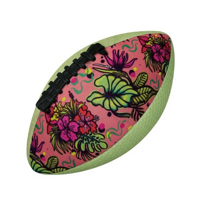 6" Yellow Tropical Beach Football