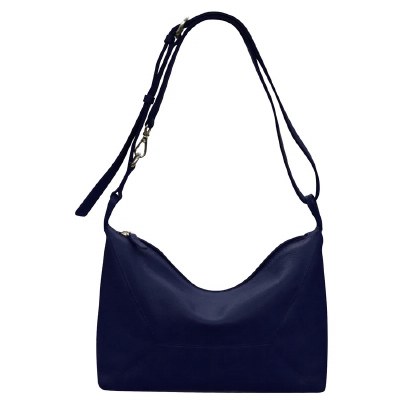 7" x 12" Navy Slouchy Shoulder Bag