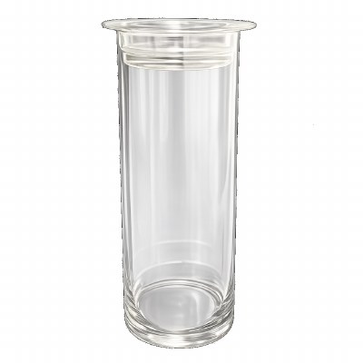 10" Clear Fillable Pillar Candle Holder