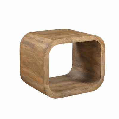 27" Brown Infinity End Table