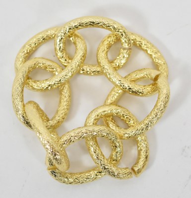 Gold Toned Chain Napkin Ring