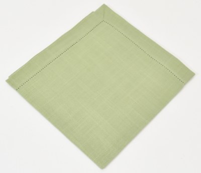 20" Sq Sage Hemstitch Cloth Napkin