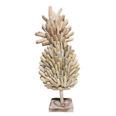 13" Driftwood Pineapple on Stand