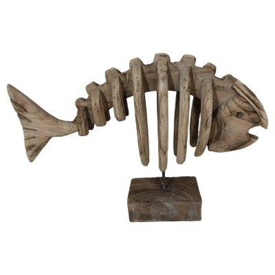 24" Driftwood Bonefish on Stand