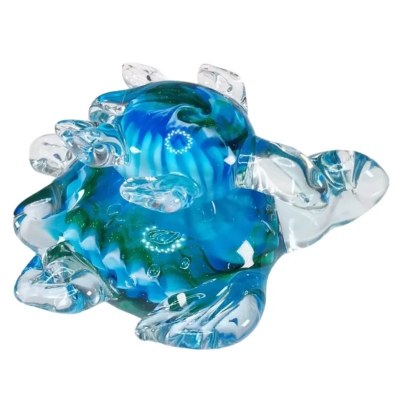 5" Glass Turtle With Baby
