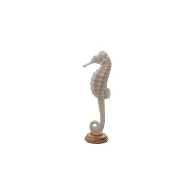 Small Sand Polyresin Seahorse Statue