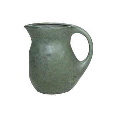 2.5 Quart Green Ceramic Beverage Pitcher