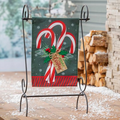 18" x 13" Christmas Candy Cane Bunch Mini Garden Flag