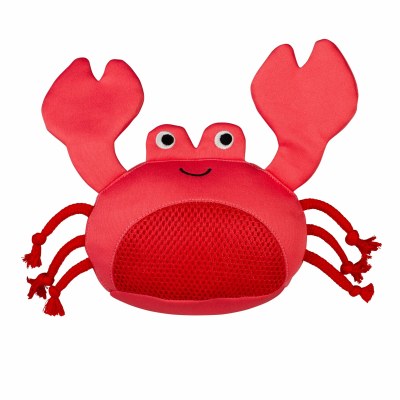 8" Red Crab Floating Dog Toy