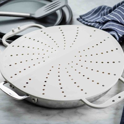 12" Gray Folding Splatter Screen