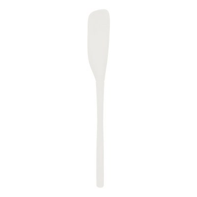 8" White Jar Scraper Spatula