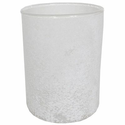 4" Frost White Glass Votive Candleholder