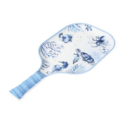 16" Pickleball Blue Sea Life Melamine Tray