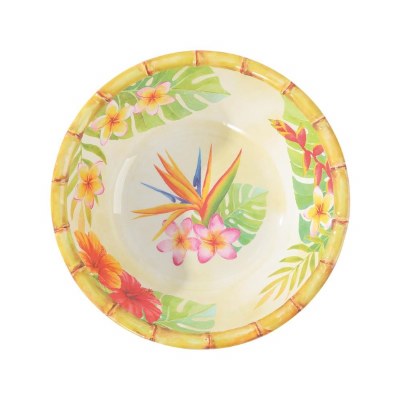 7.5" Round Bird of Paradise Melamine Bowl