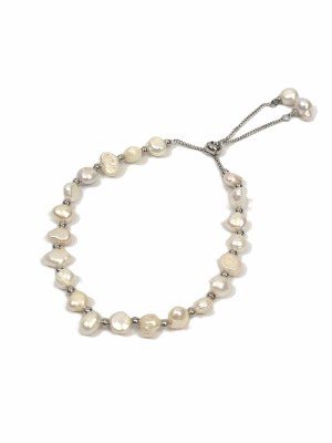 White Freshwater Pearl Bracelet