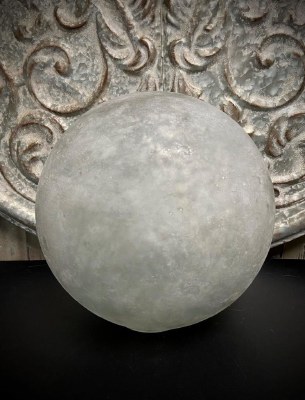 8" Round Silver Moonglow Orb