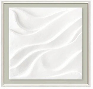 24" Sq Currents 1 Framed Canvas