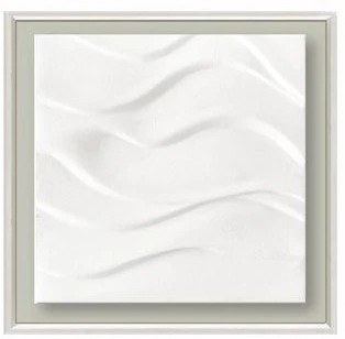 24" Sq Currents 3 Framed Canvas
