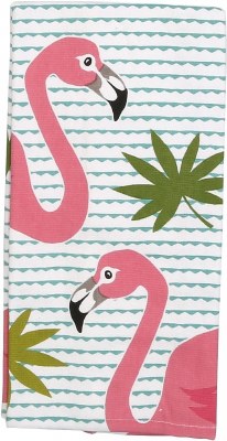 26" x 16" Two Flamingo Kitchen Towel