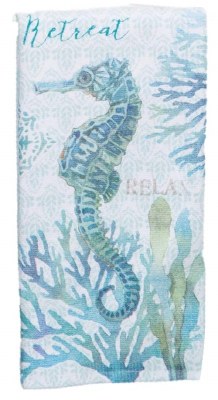 26" x 16" Beachcombers Seahorse Kitchen Towel