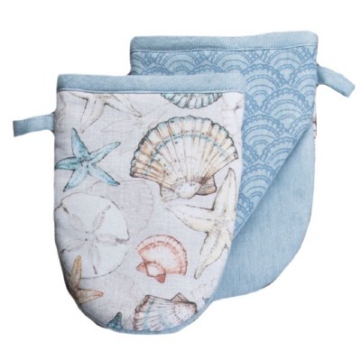 7.5" Coastal Sanctuary Grabber Oven Mitt
