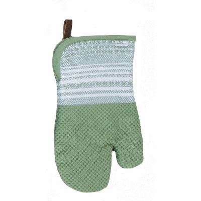13" Green Silicone Oven Mitt