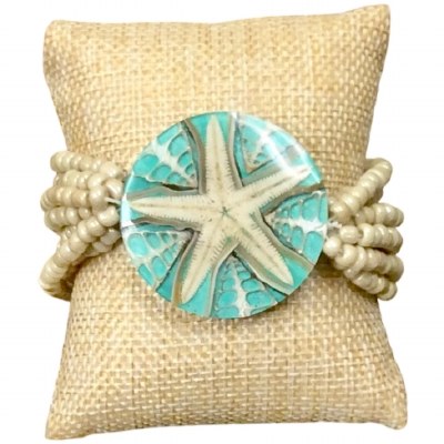 Aqua Starfish Bracelet