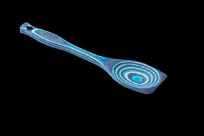 12" Blue Abyss Wood Scrape Spoon