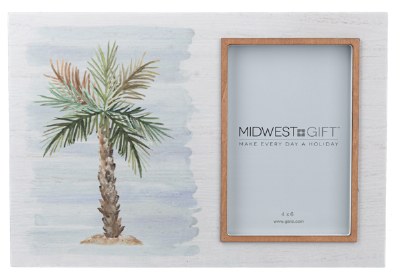 4" x 6" Palm Coastal Art Frame