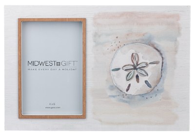 4" x 6" Sand Dollar Coastal Art Frame