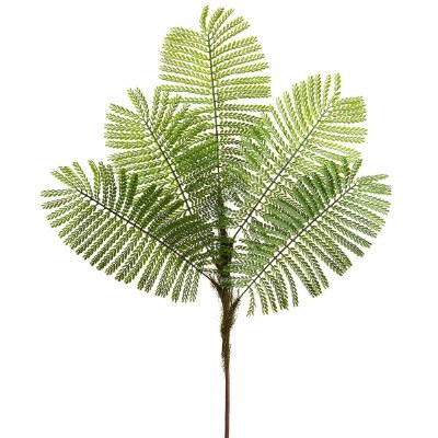 44" Faux Green Delonix Regia Leaf Spray