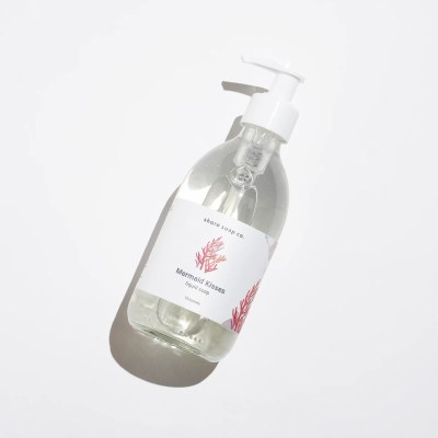 10 Oz Mermaid Kisses Fragrance Liquid Soap in a Glass Bottle