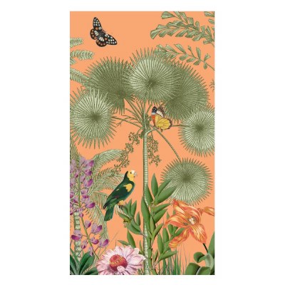 8" x 5" Melon Paradise Garden Botanical Guest Towels