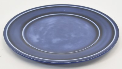 11" Round Dark Blue Madsion Melamine Dinner Plate