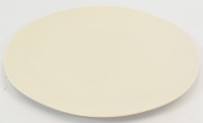 11" Round Cream Organic Melamine Dinner Plate