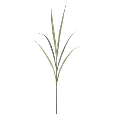 54" Faux Green and Gray Dracaena Spray