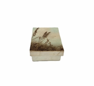 2" x 3" Capiz Sea Oats Rectangle Box