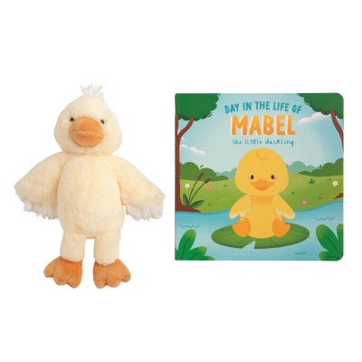 Plush Duckling with Children's Book by Mud Pie