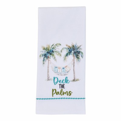 26" x 18" Deck the Palms Kitchen Towel