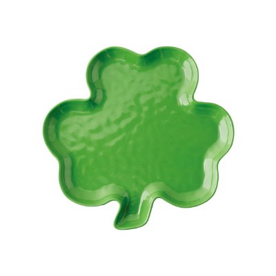 7" Shamrock Melamine Plate