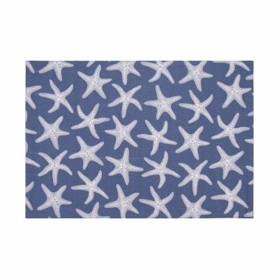 14" x 20" Calming Seas Starfish Fabric Coastal Placemat