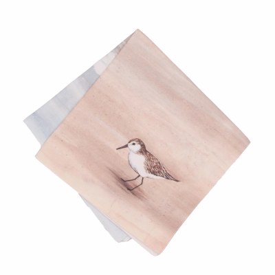 18" Sandpiper Shores Fabric Coastal Napkin