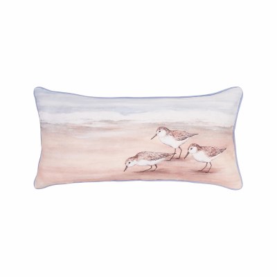12" x 24" Sandpiper Shores Decorative Coastal Pillow